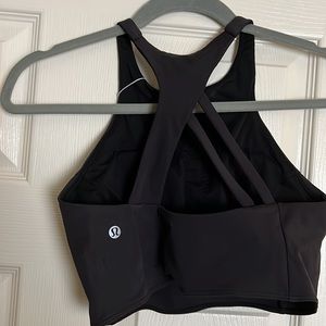 Lululemon Black Strong Lines Bra